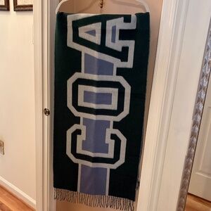 Coach Reversible Colorblock Varsity Print Oversized Muffler/Scarf